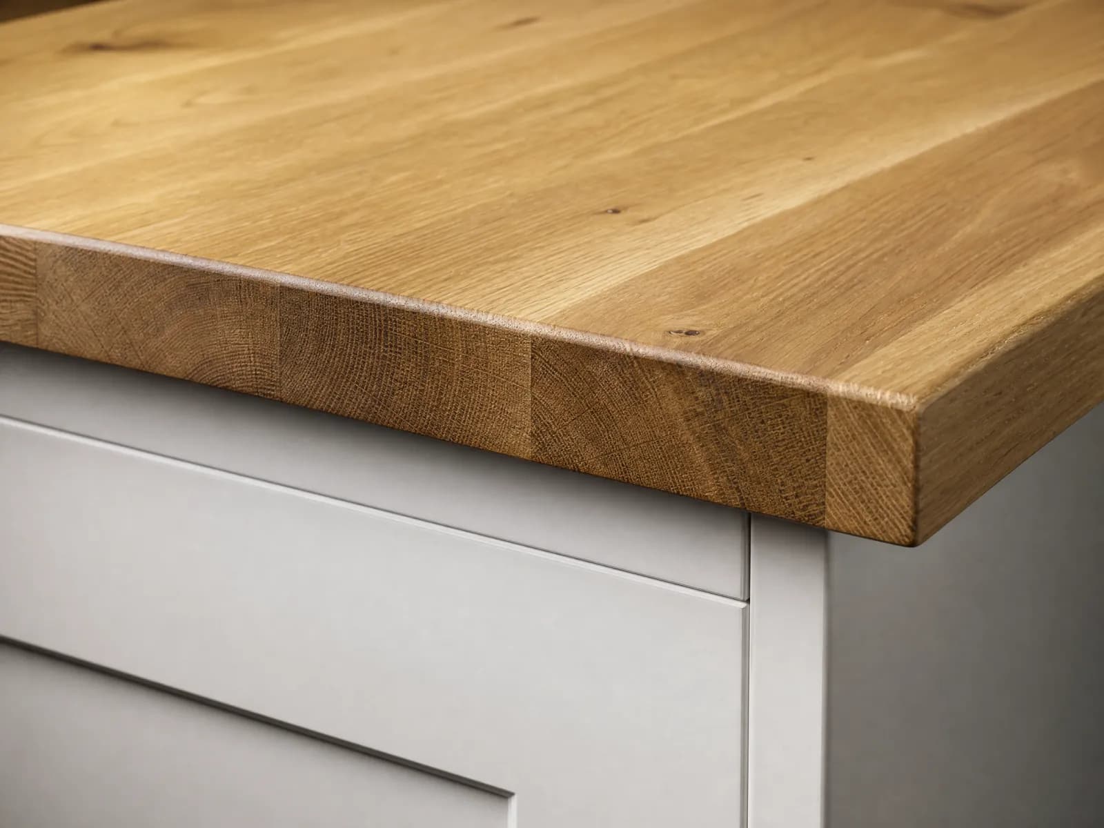 Top cucina rovere massello 40 mm lamelle continue 300 x 62 cm - Miniatura 2