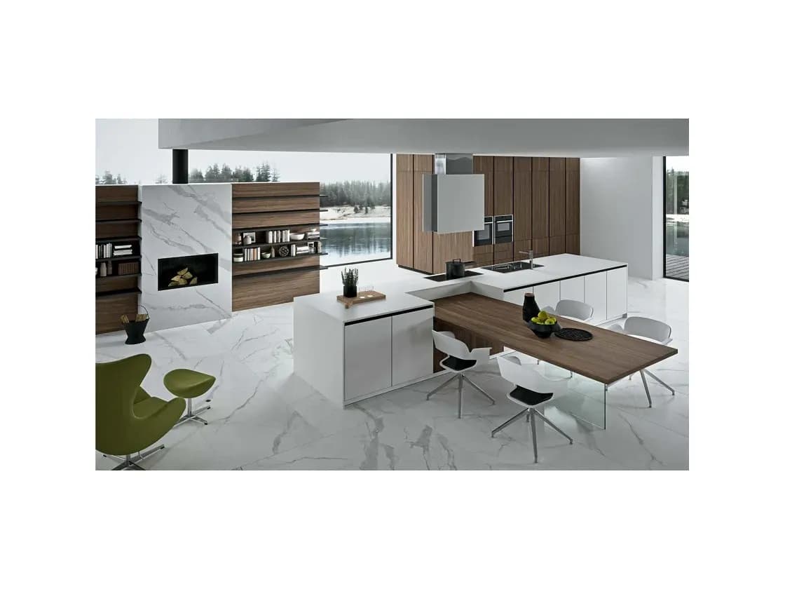 Cucina Vestimi con isola Dibiesse - Immagine 1