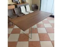 🌿 Tavolo Fly in Noce Canaletto – Design artigianale bassanese, personalizzabile e 100% Made in Italy! - Immagine 1