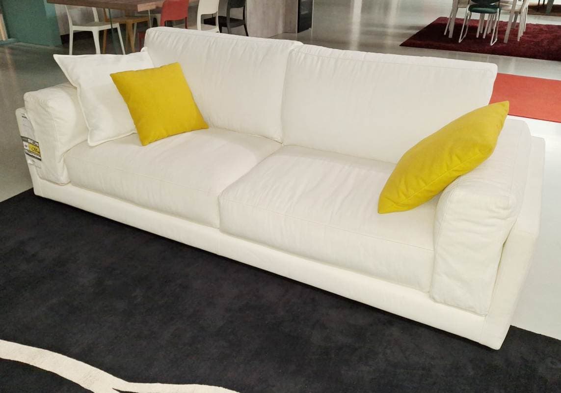 Divano bianco in piuma - Immagine 1