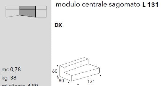 Divano Insieme in tessuto morbido - Immagine 1