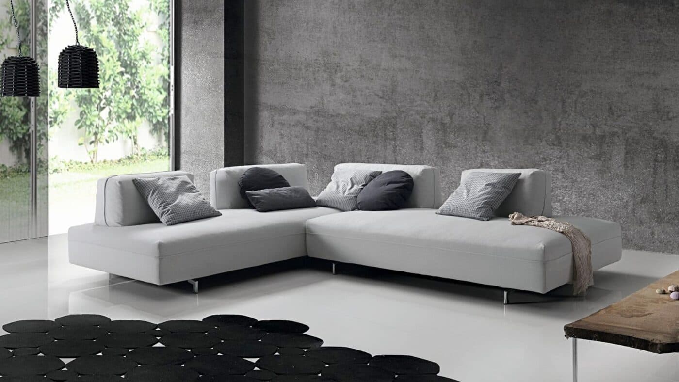 Divani centro stanza “ad isola” mod.Urban con piedini - Immagine 1