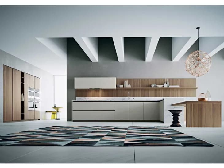 Cucina Moderna con penisola Area 22 Gola 01 di Dibiesse - Immagine 1