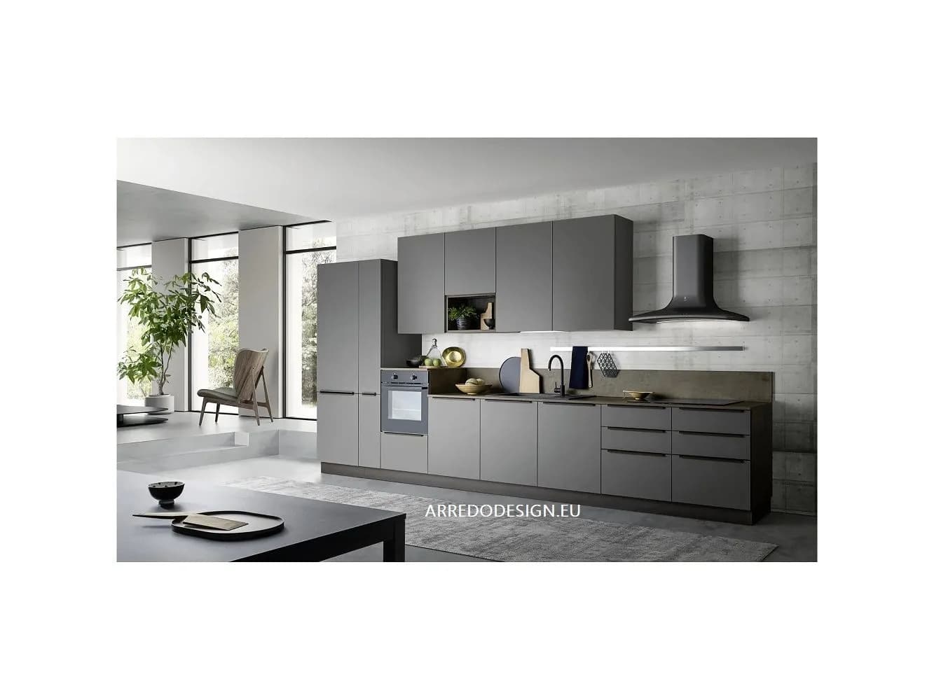Cucina moderna lineare Easy 020 Ar-due | prezzo scontato - Immagine 1