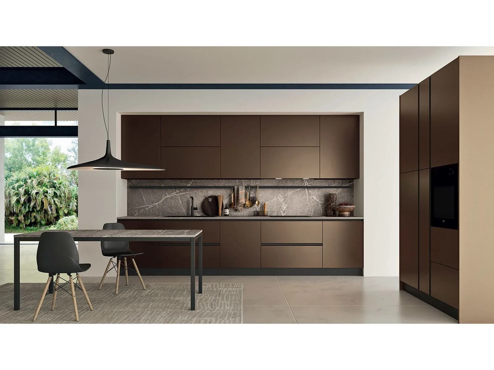 Cucina moderna lineare Easy di Ar-due - Immagine 1
