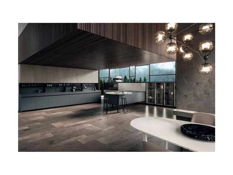 Cucina design con penisola Emporio dj Dibiesse - Immagine 1