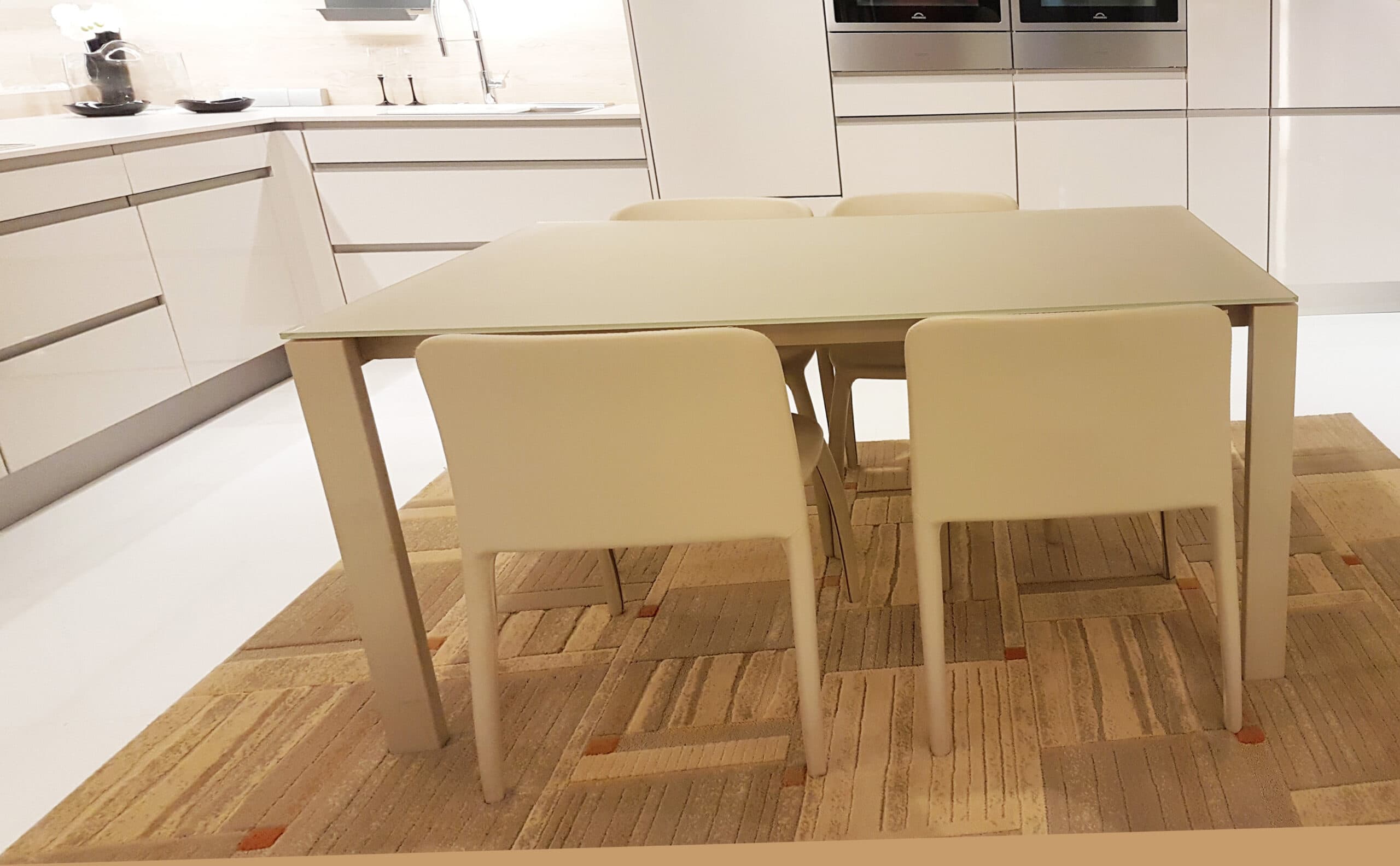 Tavolo allungabile in vetro corda - Immagine 1