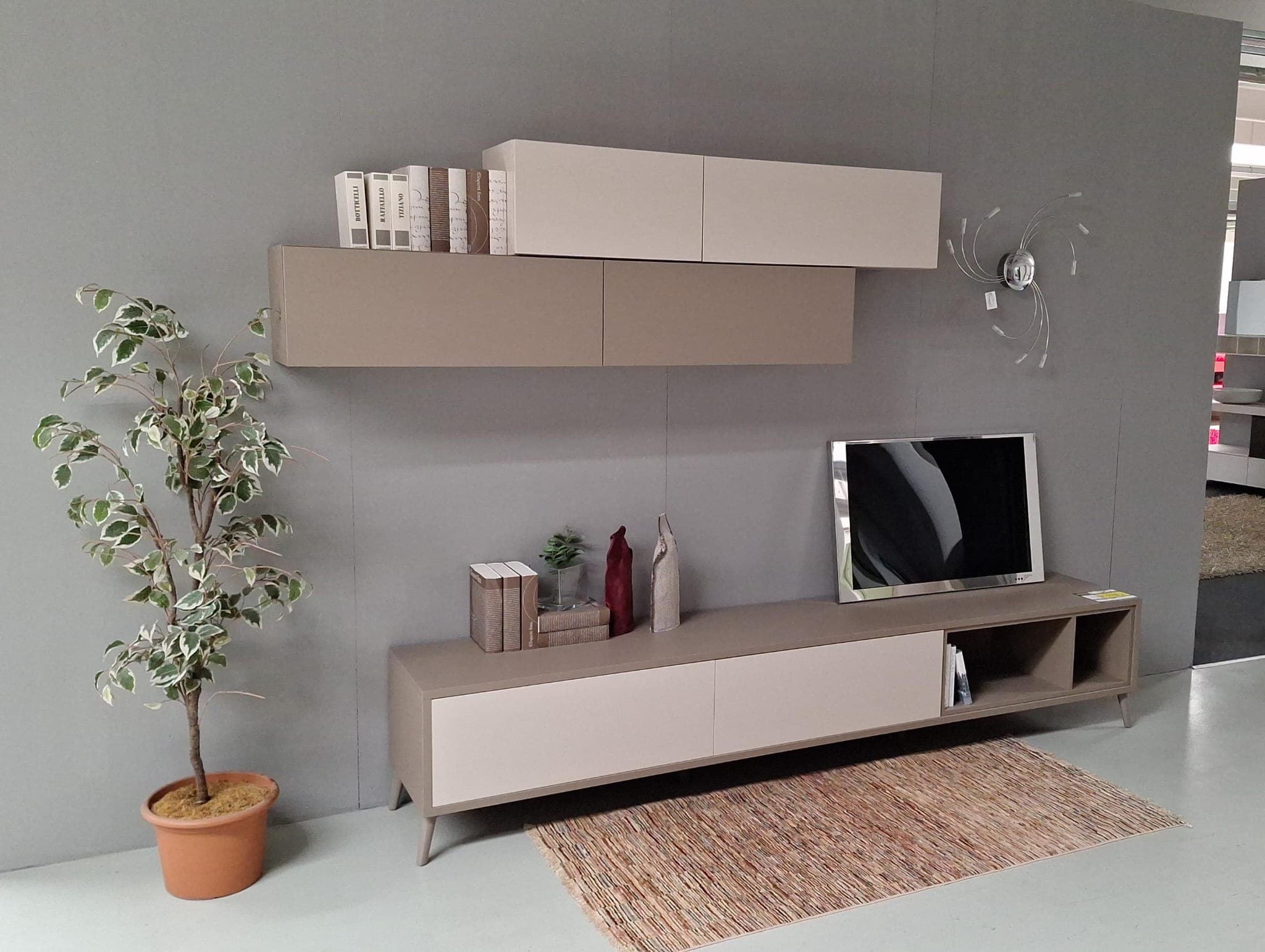 Mobile TV Parete soggiorno H1 One canapa - Immagine 1