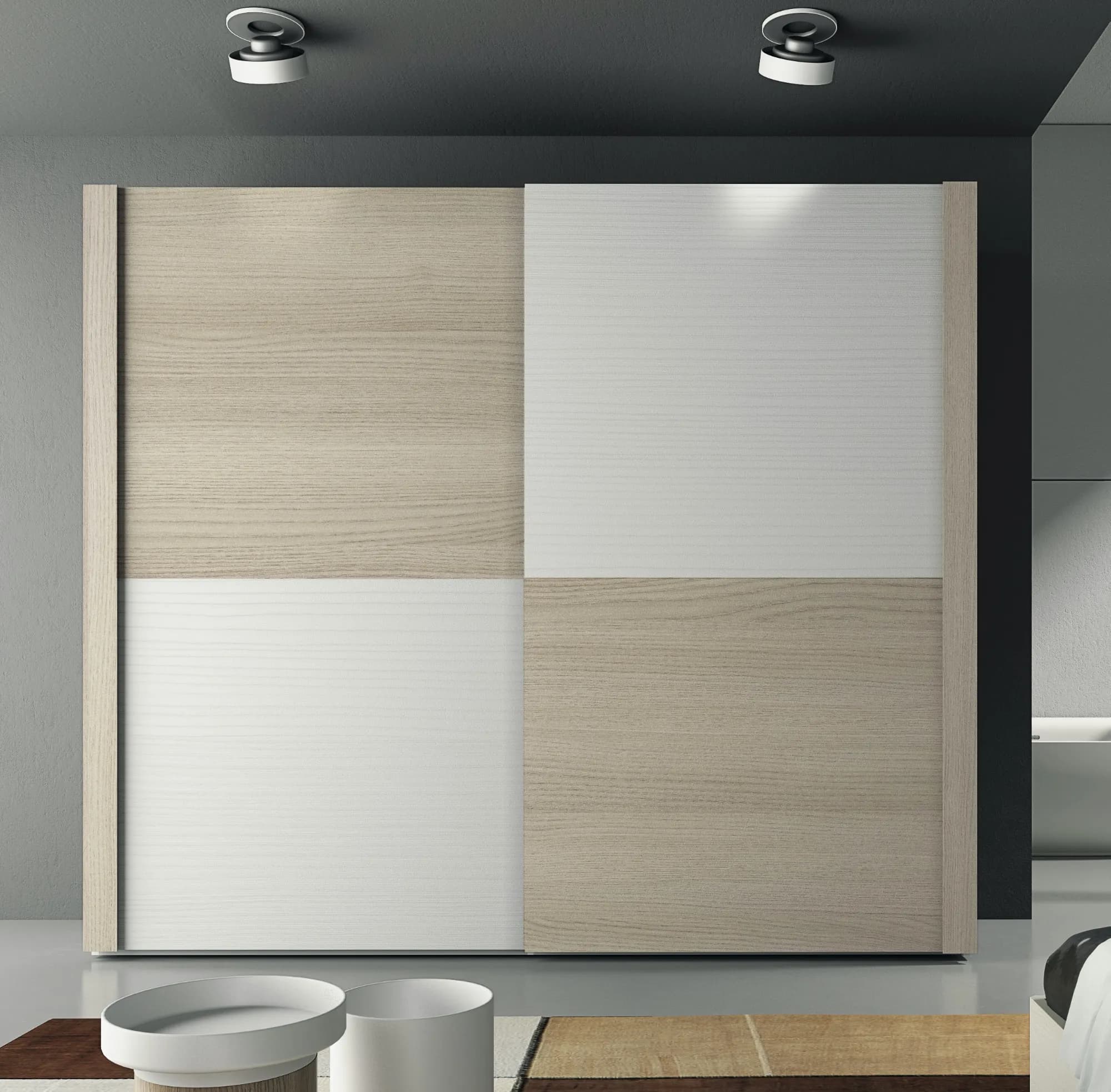 Armadio scorrevole modello CHESS – Collezione Esclusiva - Immagine 1