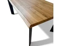 🔥 Tavolo TABLA in Rovere Massello – Super Offerta -55%! | Design Artigianale Made in Italy | Prezzo Outlet Imperdibile! - Immagine 1