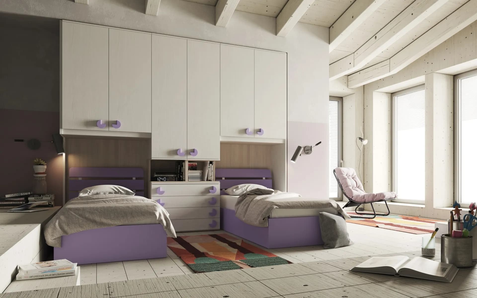 🛏️ Cameretta doppio ponte Composizione 21 San Martino – Super offerta -35%! - Immagine 1