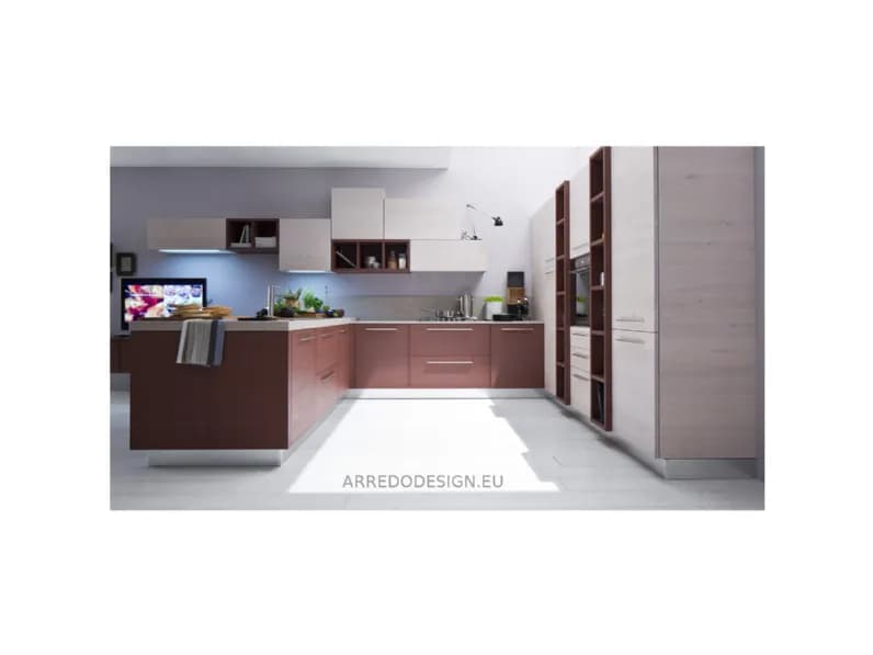 🍽️ Cucina Arrex Zenzero in rovere – DESIGN MODERNO & QUALITÀ ARTIGIANALE a PREZZO OUTLET! 🏷️ -30% - Immagine 1