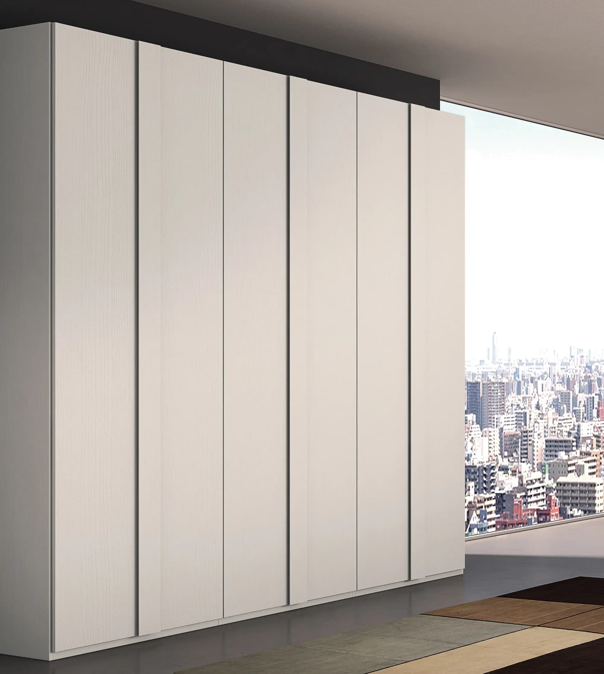 🤍 Armadio Lax White 6 ante – Design moderno e prezzo imbattibile! - Immagine 1