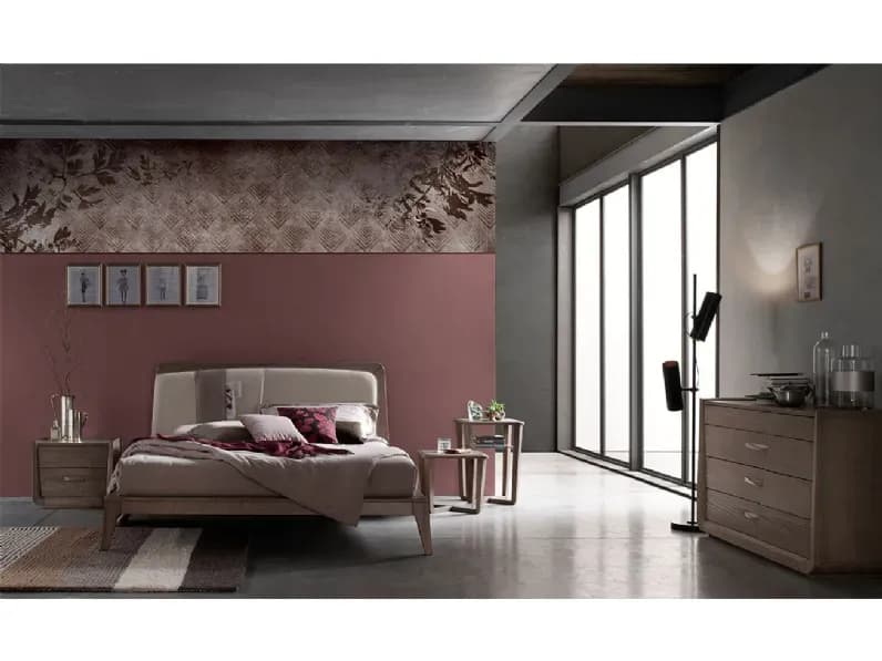 🛏️ Camera Matrimoniale Desi * Fasolin – Eleganza in legno di frassino 🌿 - Immagine 1