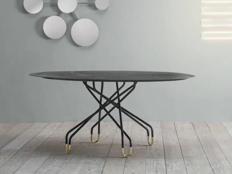 🌟 Tavolo ARCHIMEDE R AmbianceItalia – Design rotondo in super offerta! 🔥 - Immagine 1