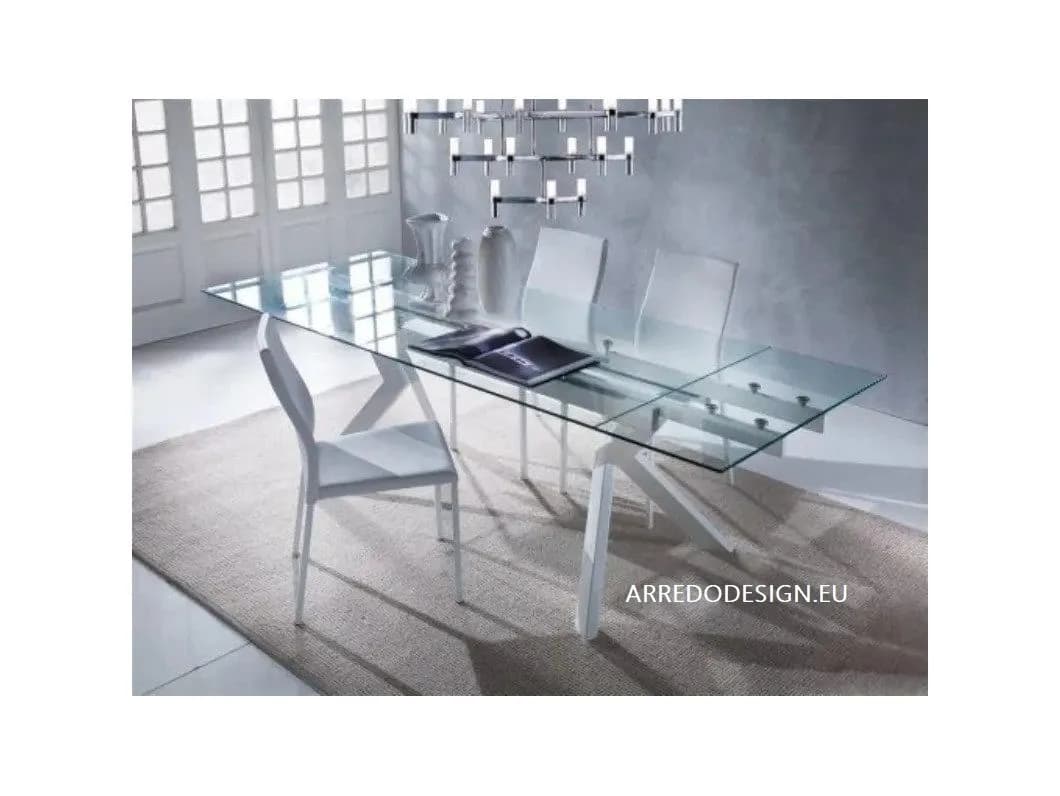 🔥 Tavolo TOKIO VETRO La Seggiola – Eleganza moderna e praticità a prezzo outlet! 💥 - Immagine 1