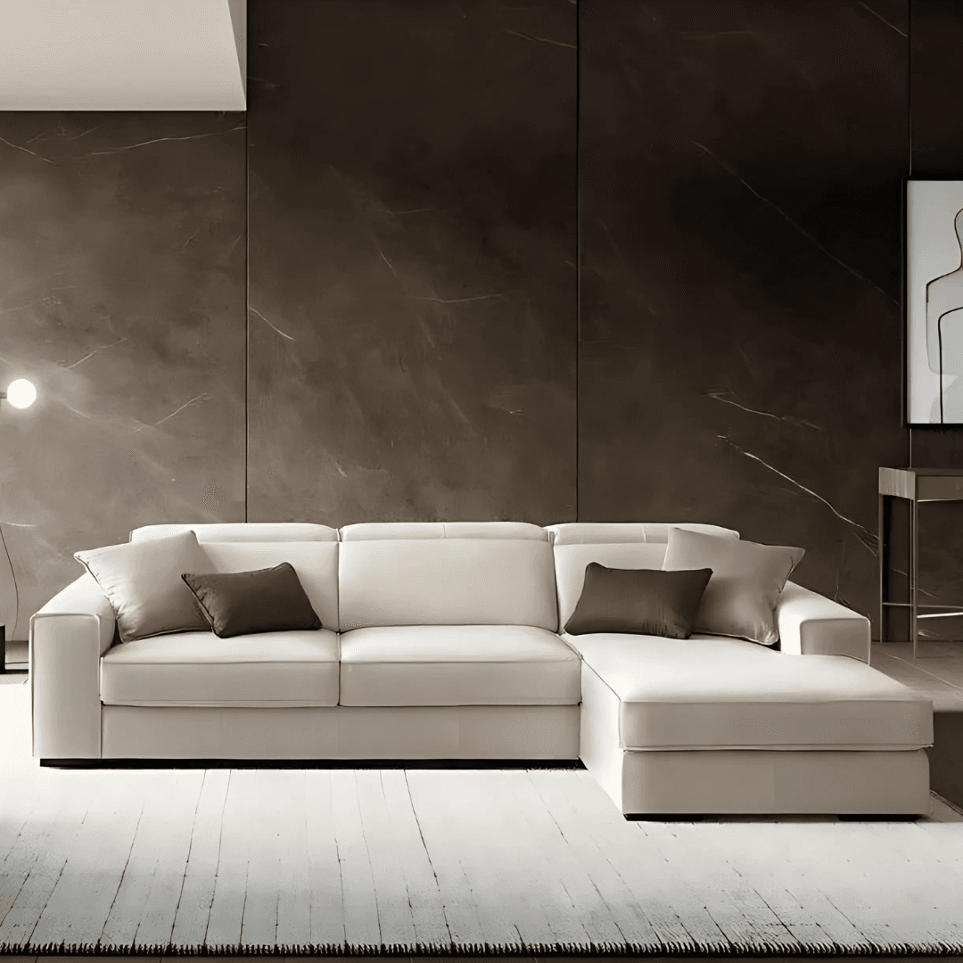 🛋️ Divano Robert di LeComfort – Design moderno e poggiatesta reclinabili a prezzo outlet! 🔥 - Immagine 1