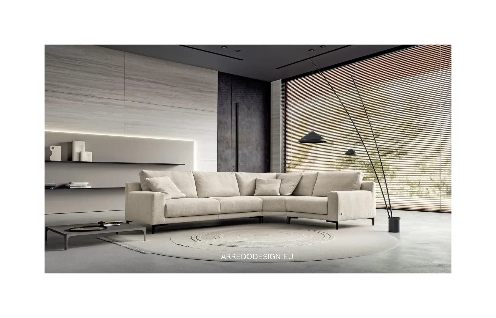 🛋️ Divano angolare James di Doimo Salotti – Stile su misura a PREZZO OUTLET 🧵 - Sconto esclusivo! - Immagine 1