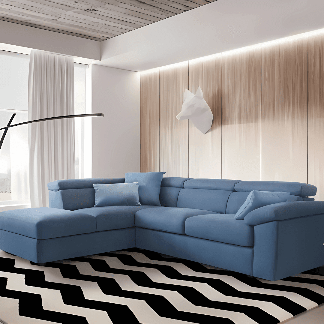 🛋️ Divano con penisola Adela di LeComfort – Comfort moderno a PREZZO OUTLET 🎯 - Immagine 1