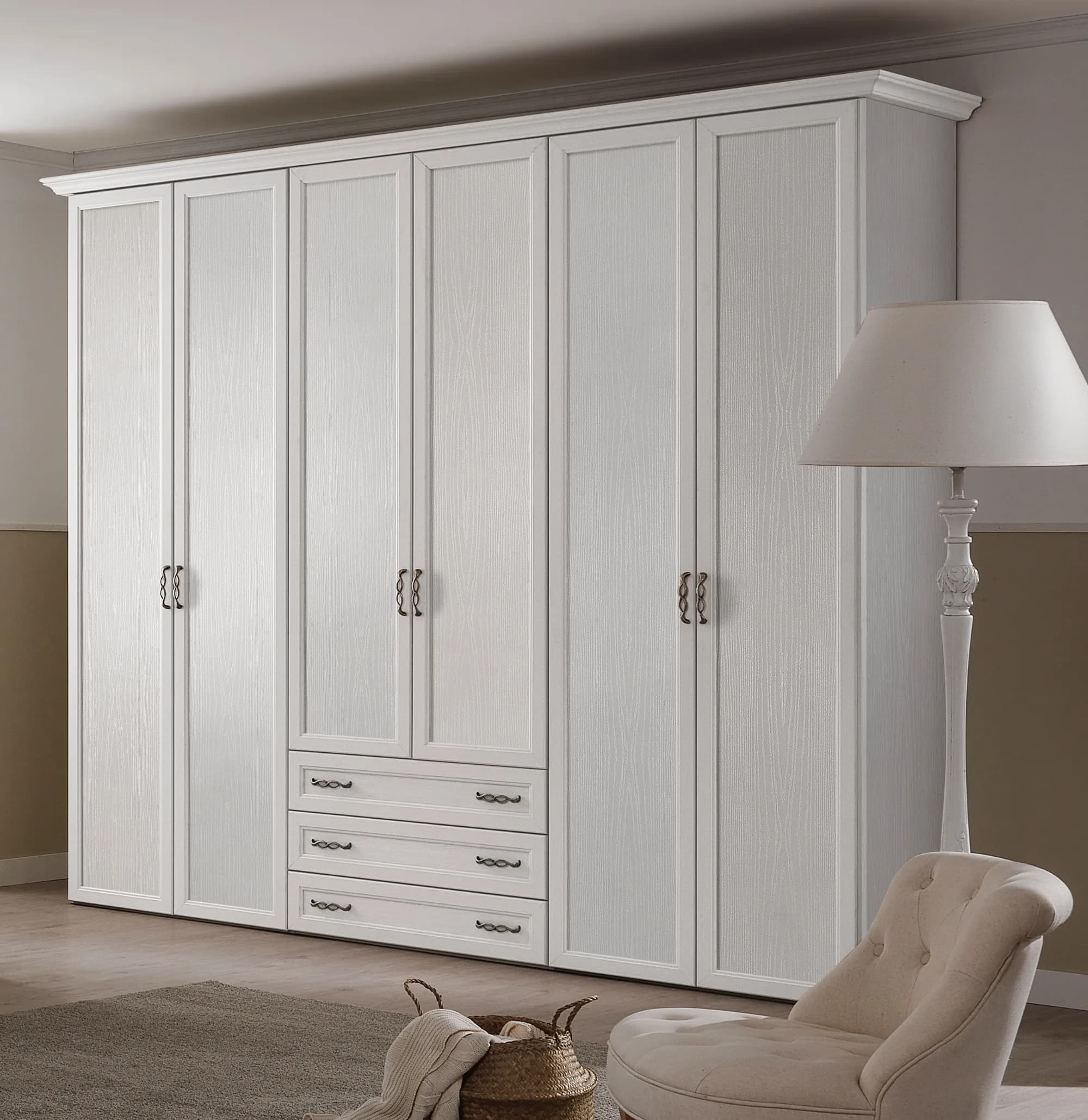 🏡 ARMADIO DALILA 5 STILE CLASSICO — PREZZO OUTLET ⭐ Eleganza intramontabile e funzionalità su misura! - Immagine 1