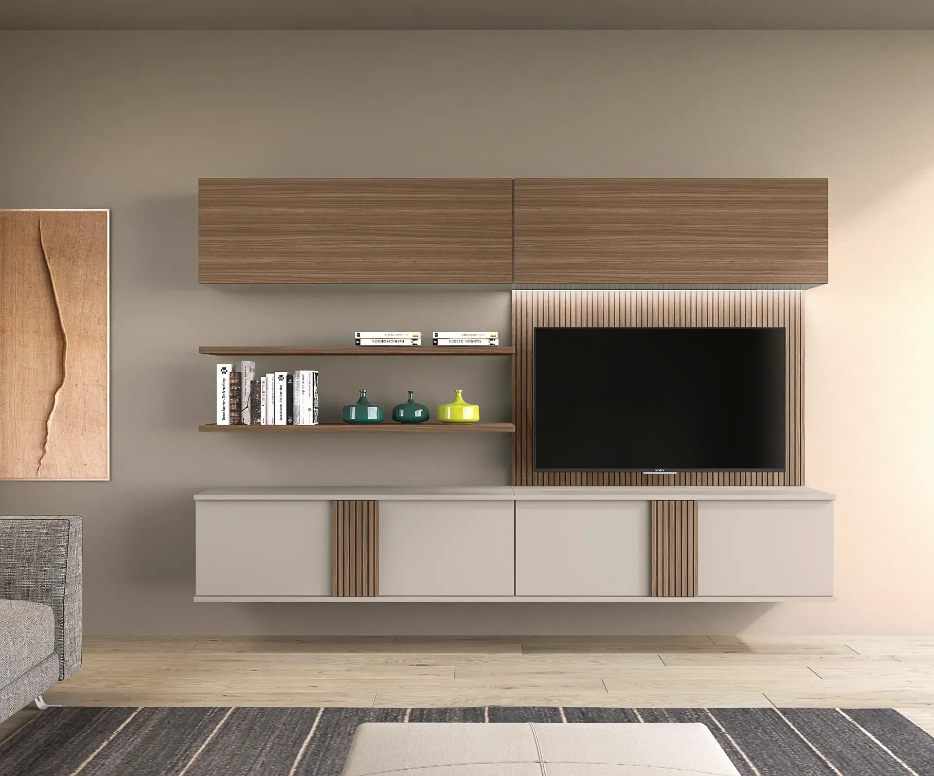 ⨠Super Offerta! Parete Attrezzata Riga day 09 â Design modulare ed elegante ⨠- Immagine 1