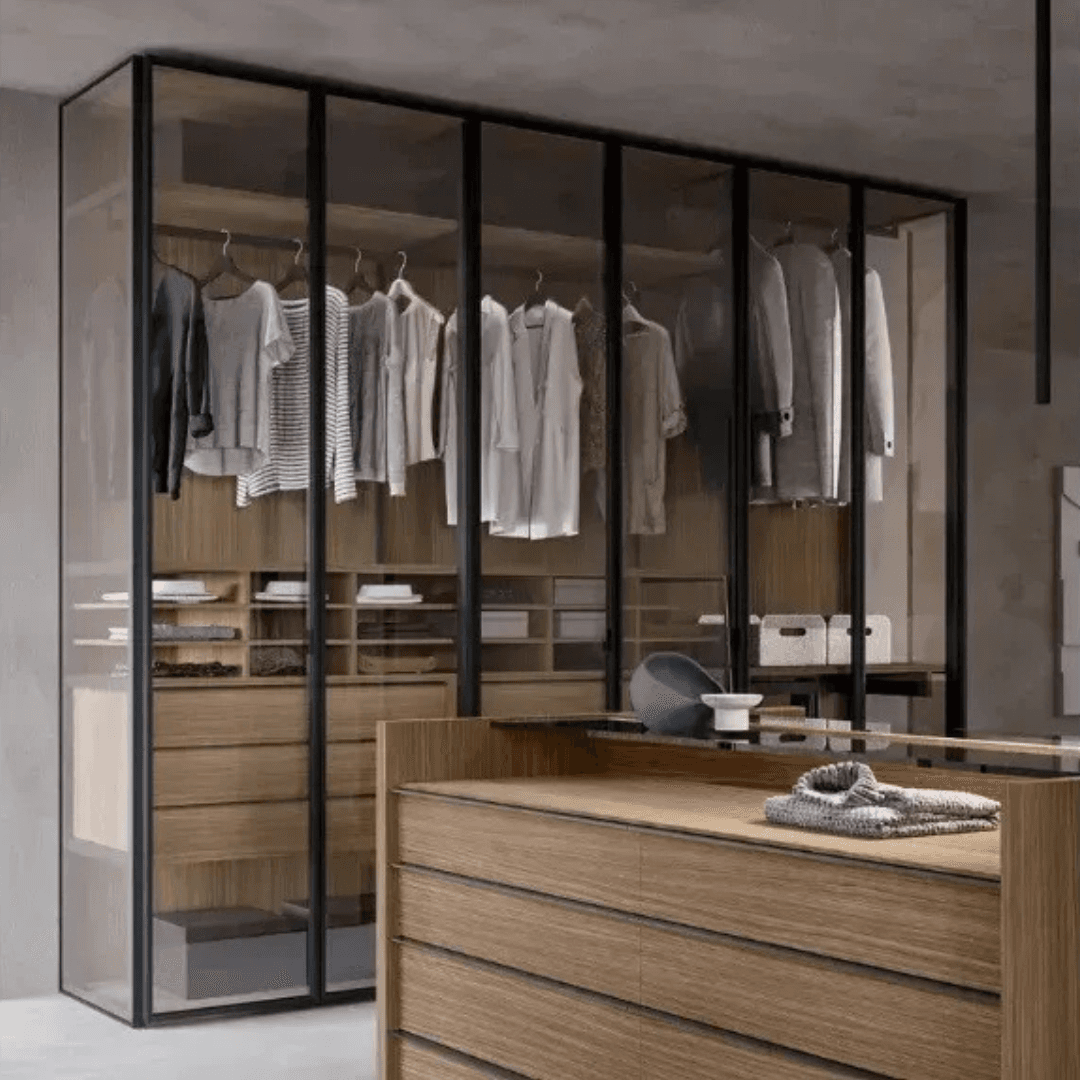 🏷️ Armadio Crystal in Vetro 🔥 – Design Esclusivo – Super Offerta Outlet! - Immagine 1