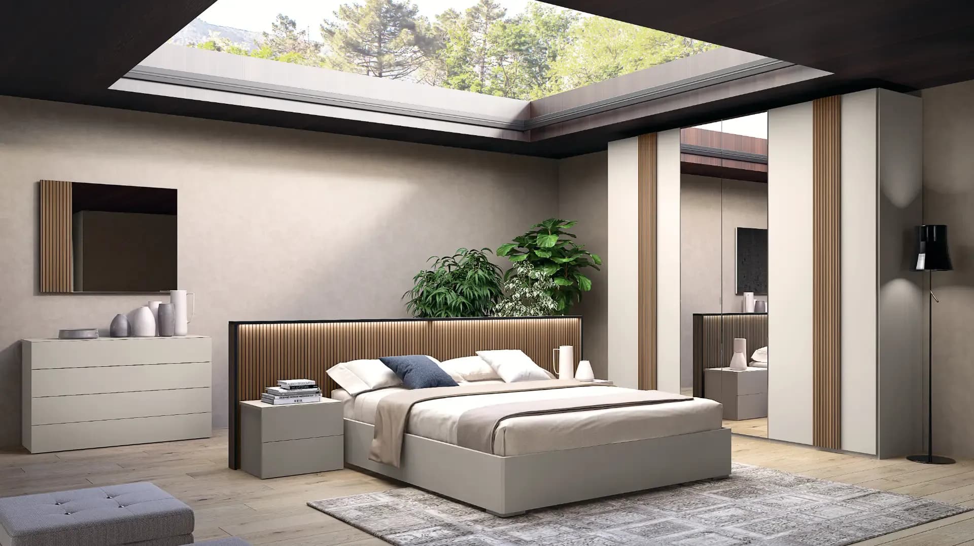 Armadio Riga Mirror â Collezione Esclusiva â Design moderno â Super offerta modulabile! - Immagine 1