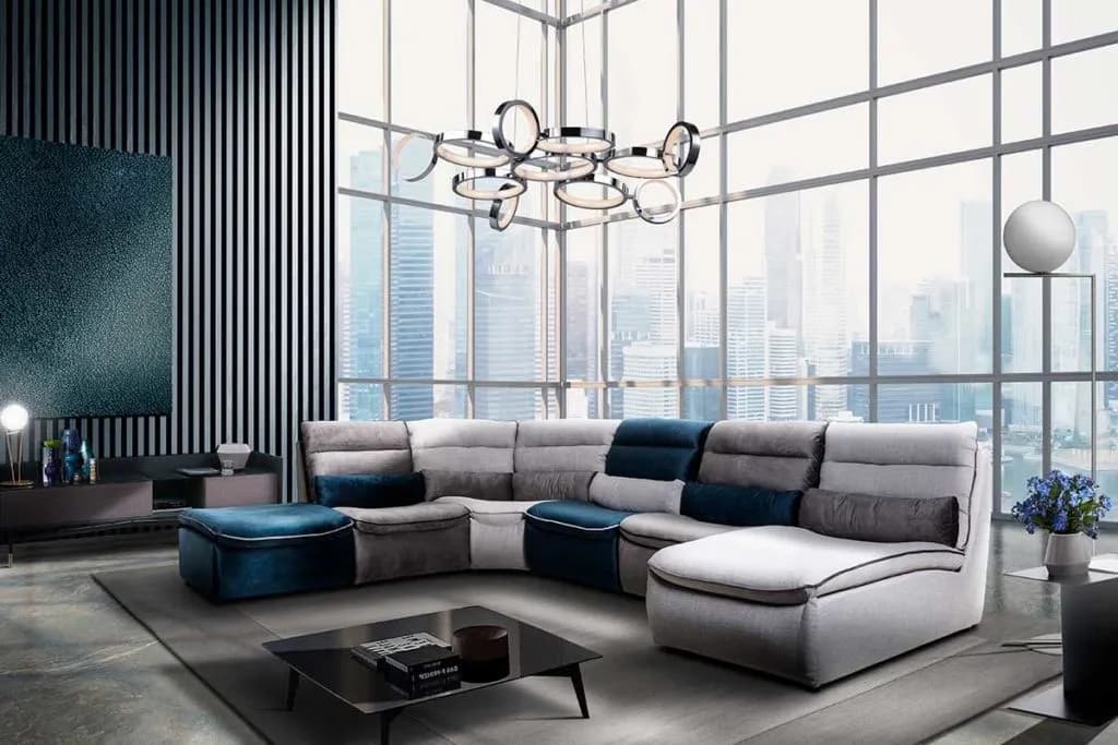 Divano Modulare NOAS – Stile Vintage, Libertà Assoluta - Immagine 1