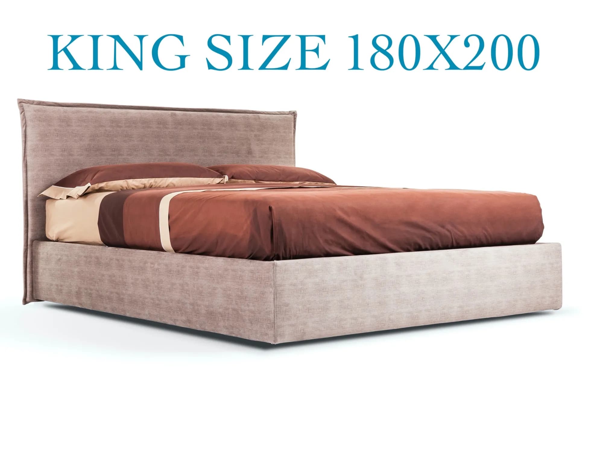 Letto Chantal King Size 180 – Comfort Extra, Stile Infinito - Immagine 1