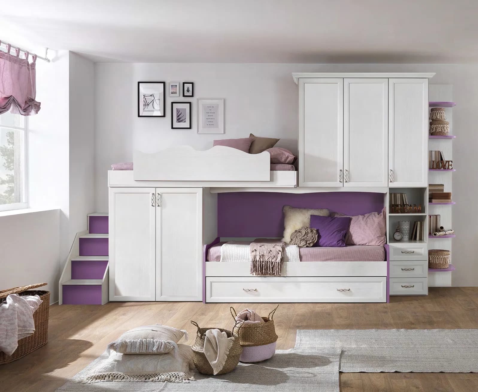 Cameretta Artemide 3 – Design intelligente per crescere con stile! - Immagine 1