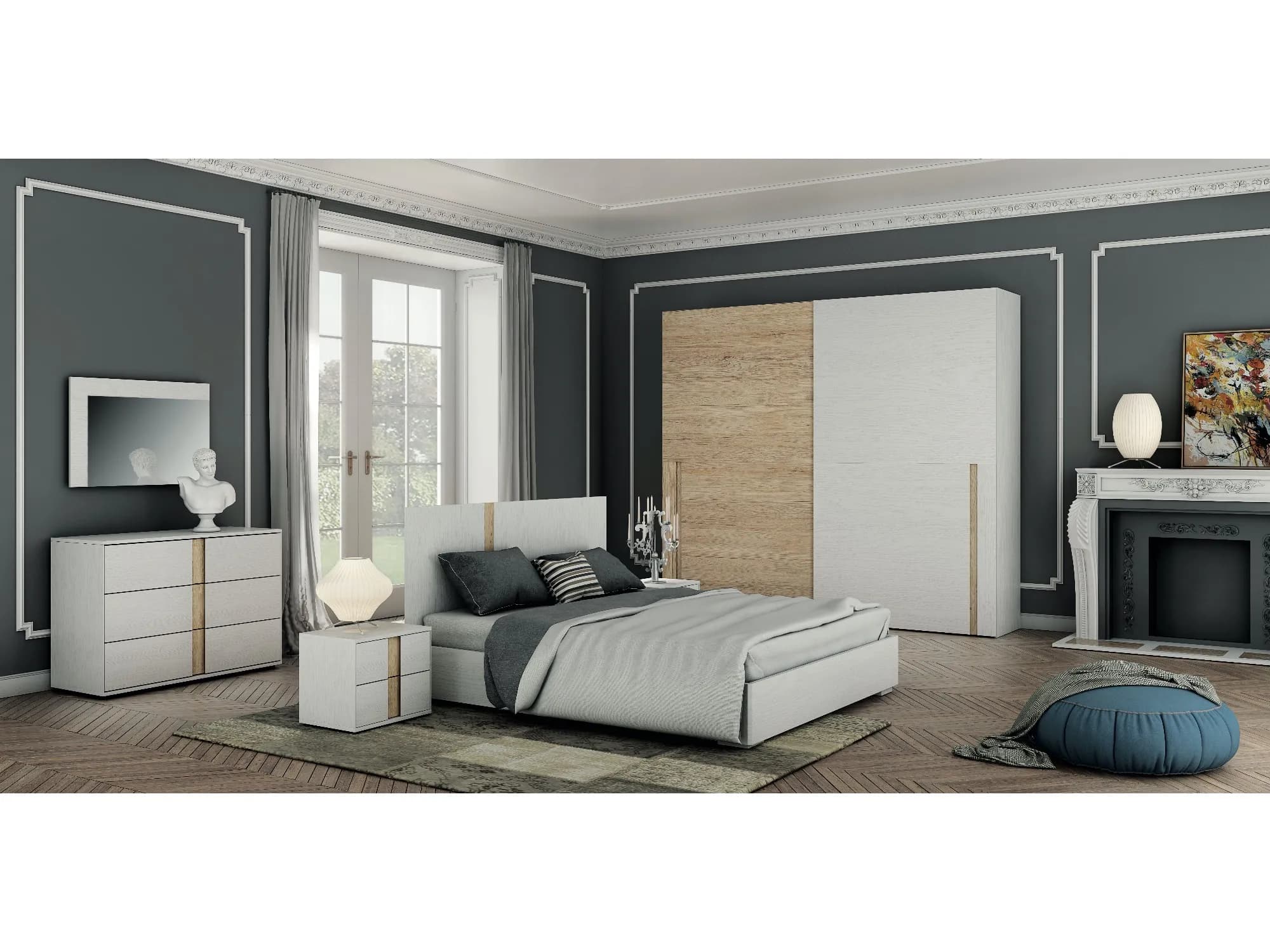 Collezione Lions - Camere moderne dallo stile essenziale e resistente - Immagine 1