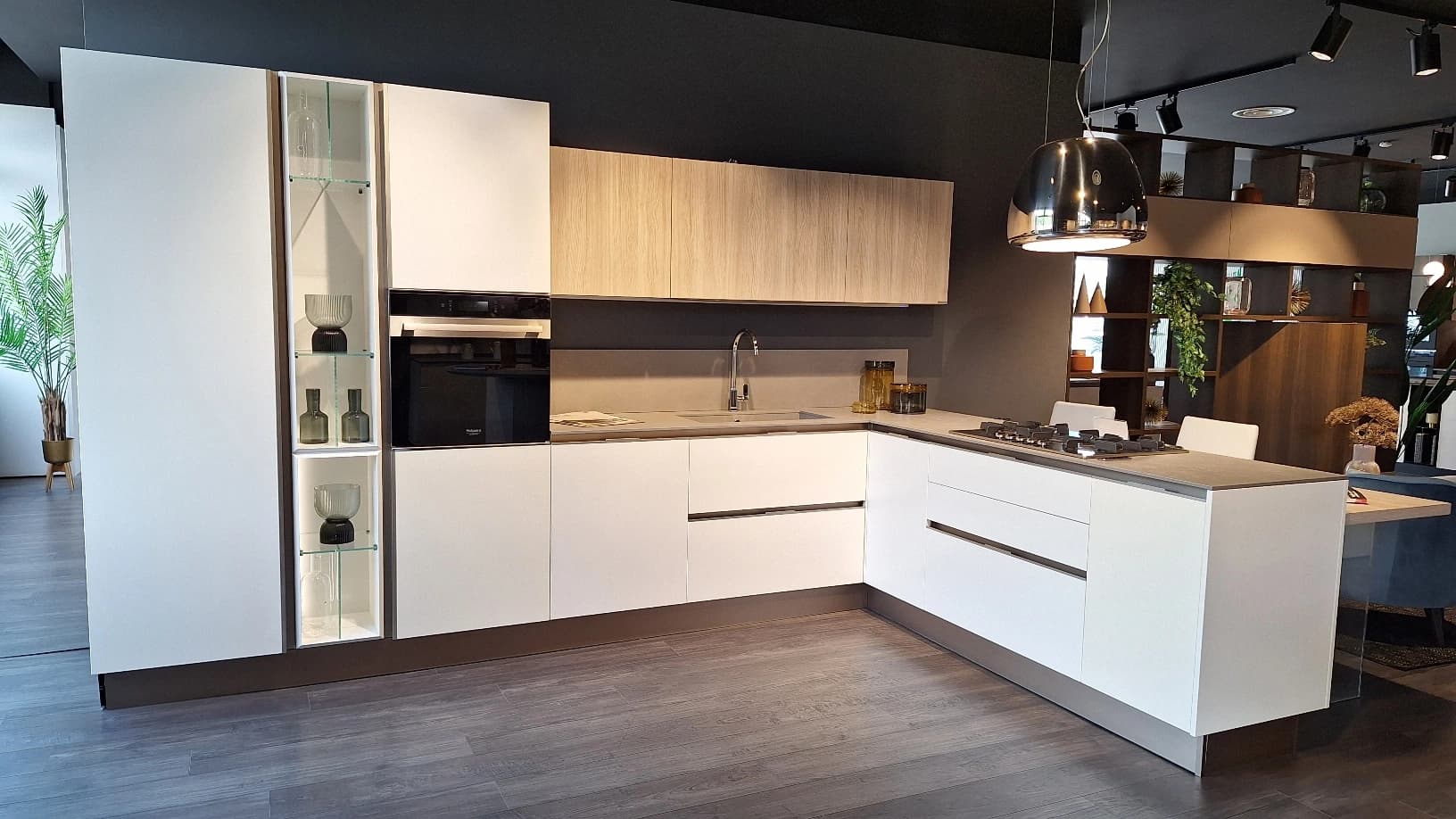 Cucina con anta profilo alluminio EX ERA â OFFERTA OUTLET - Immagine 1
