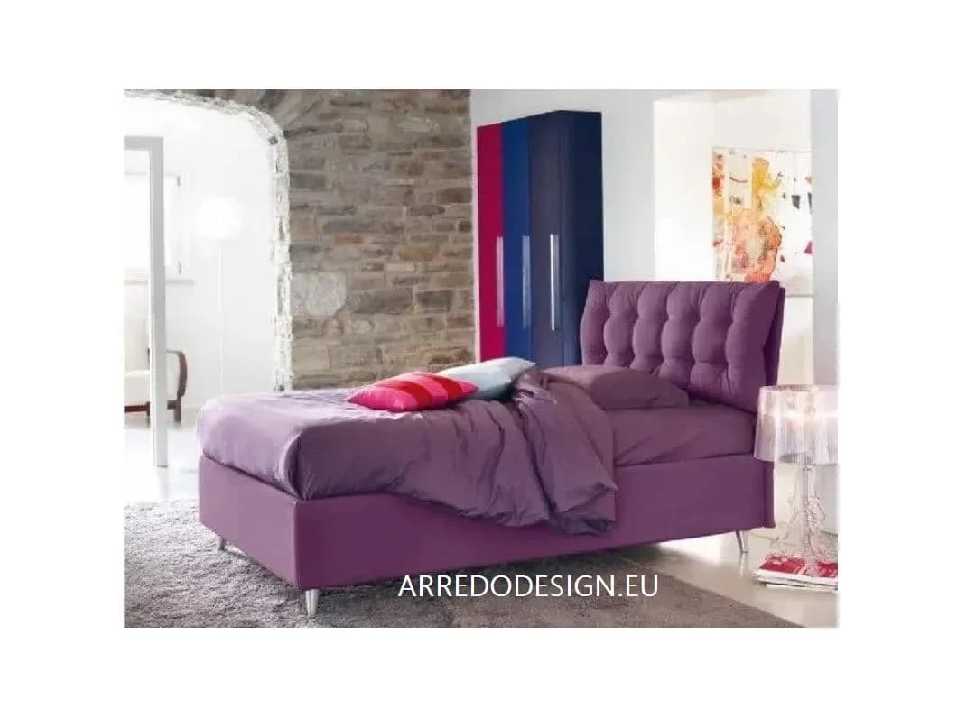 Super offerta outlet: Letto Noctis Vera Advance X con box contenitore e cuscino trapuntato - Immagine 1