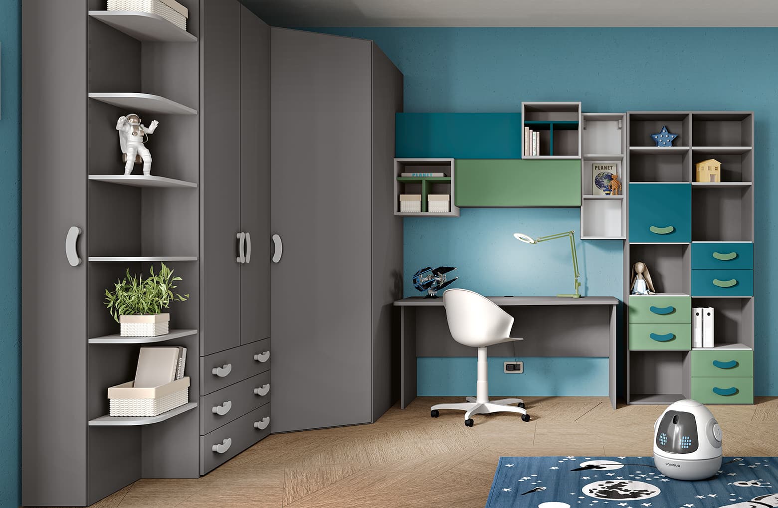 Cameretta OMNIA 6.18: Qualità e Design per la Crescita dei Tuoi Bambini - Immagine 1