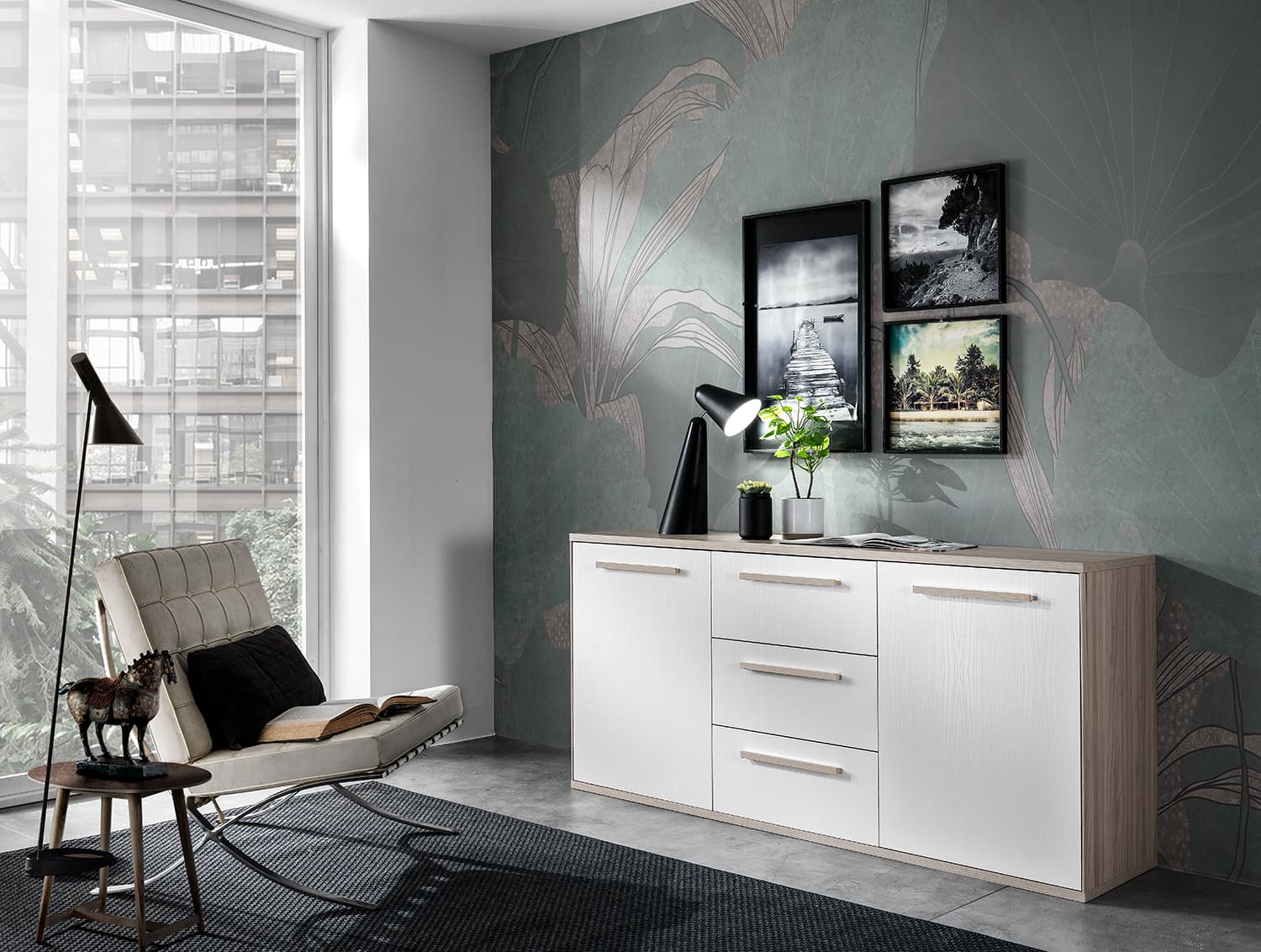 Soggiorno SG11: Armonia e Design per Vivere i Tuoi Spazi - Immagine 1