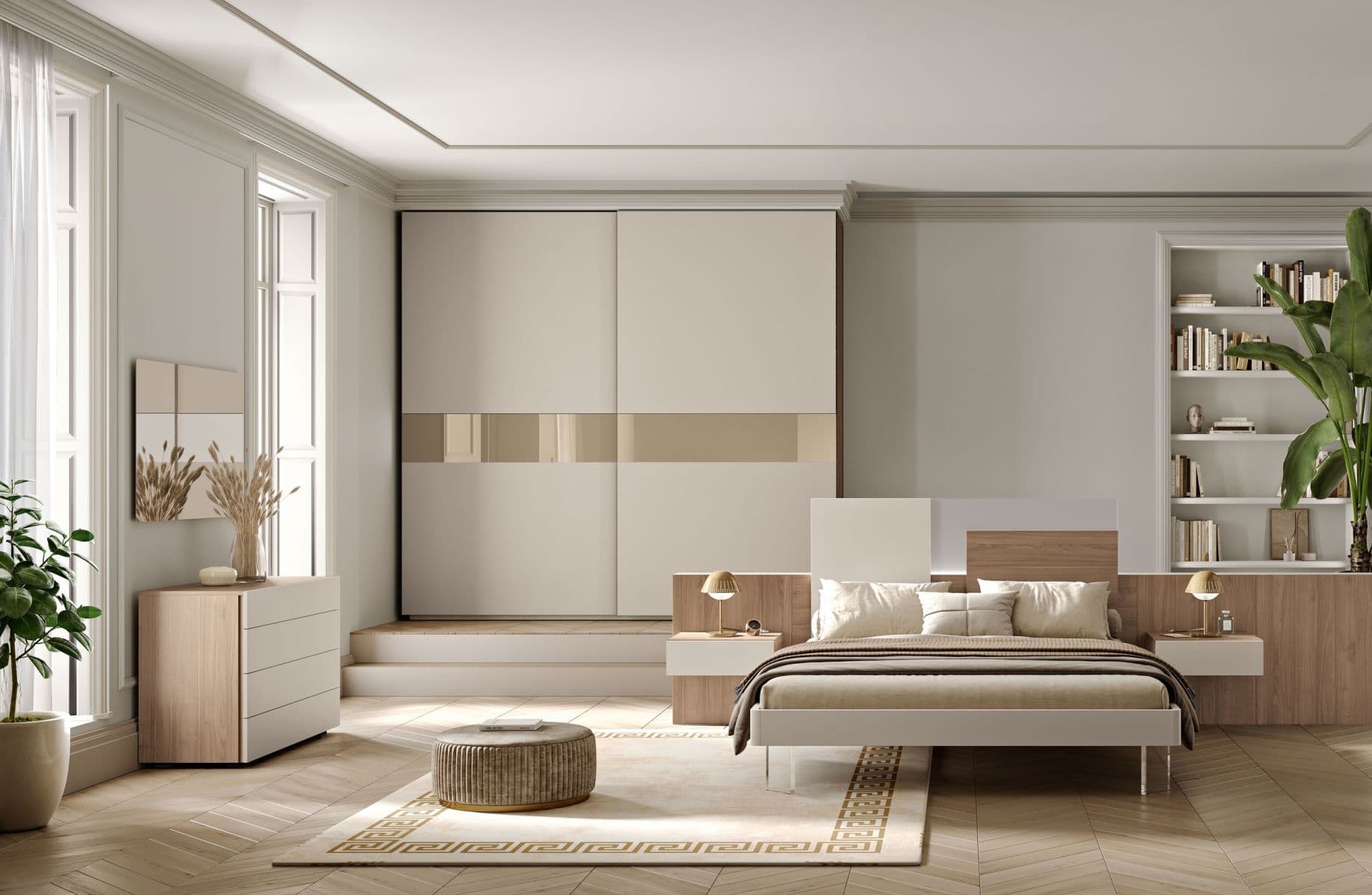 Camera Matrimoniale Lyra LY01: Eleganza Ispirata alle Costellazioni - Immagine 1