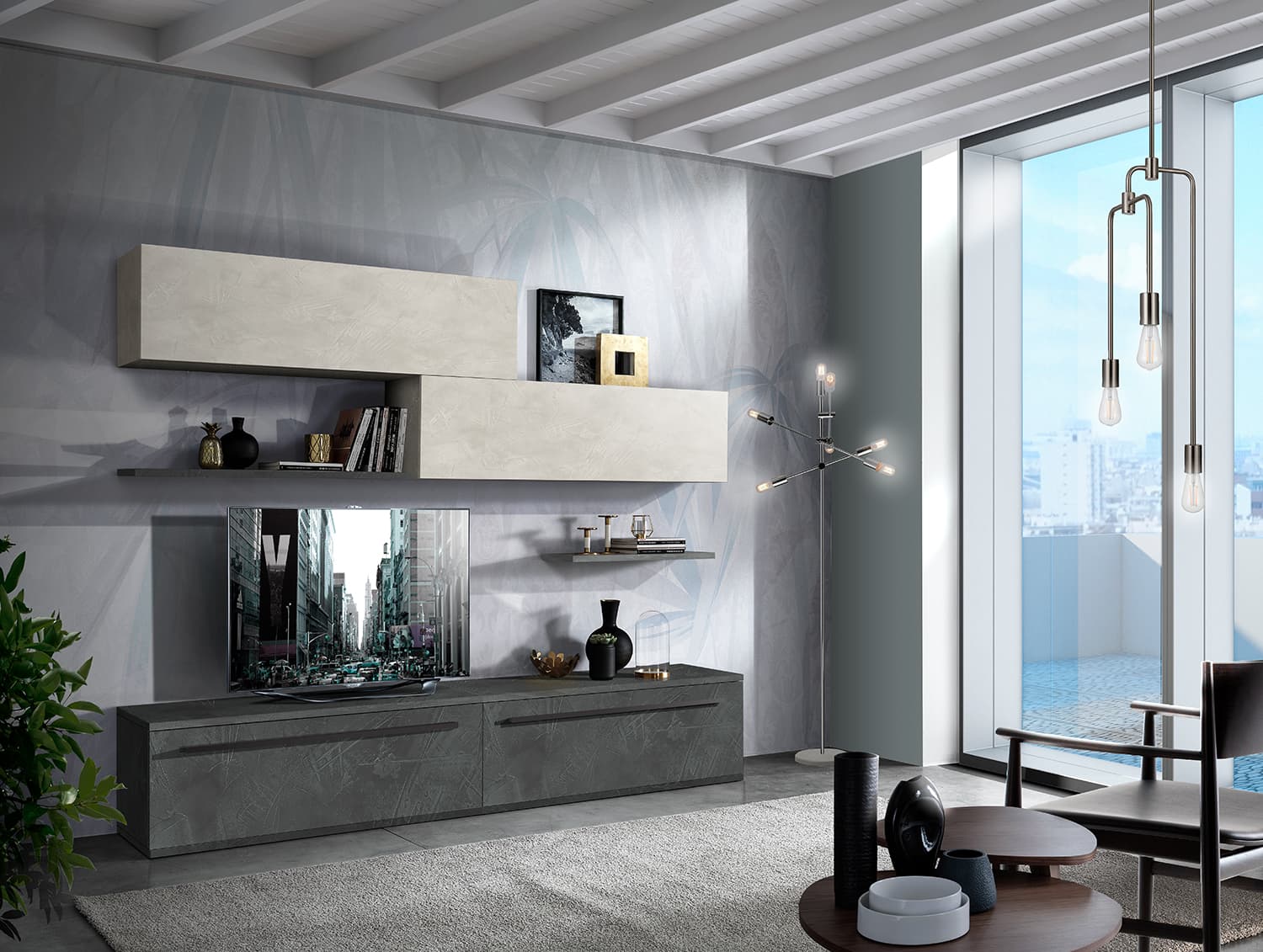 Soggiorno SG04: L'Abbraccio Perfetto tra Stile e Funzionalità - Immagine 1