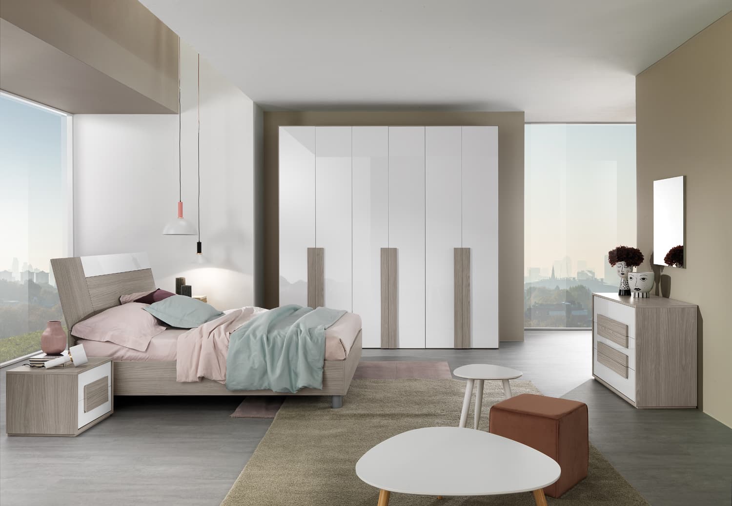 Camera Matrimoniale Elba (Collezione Le Isole): Design e Ottimizzazione dello Spazio - Immagine 1