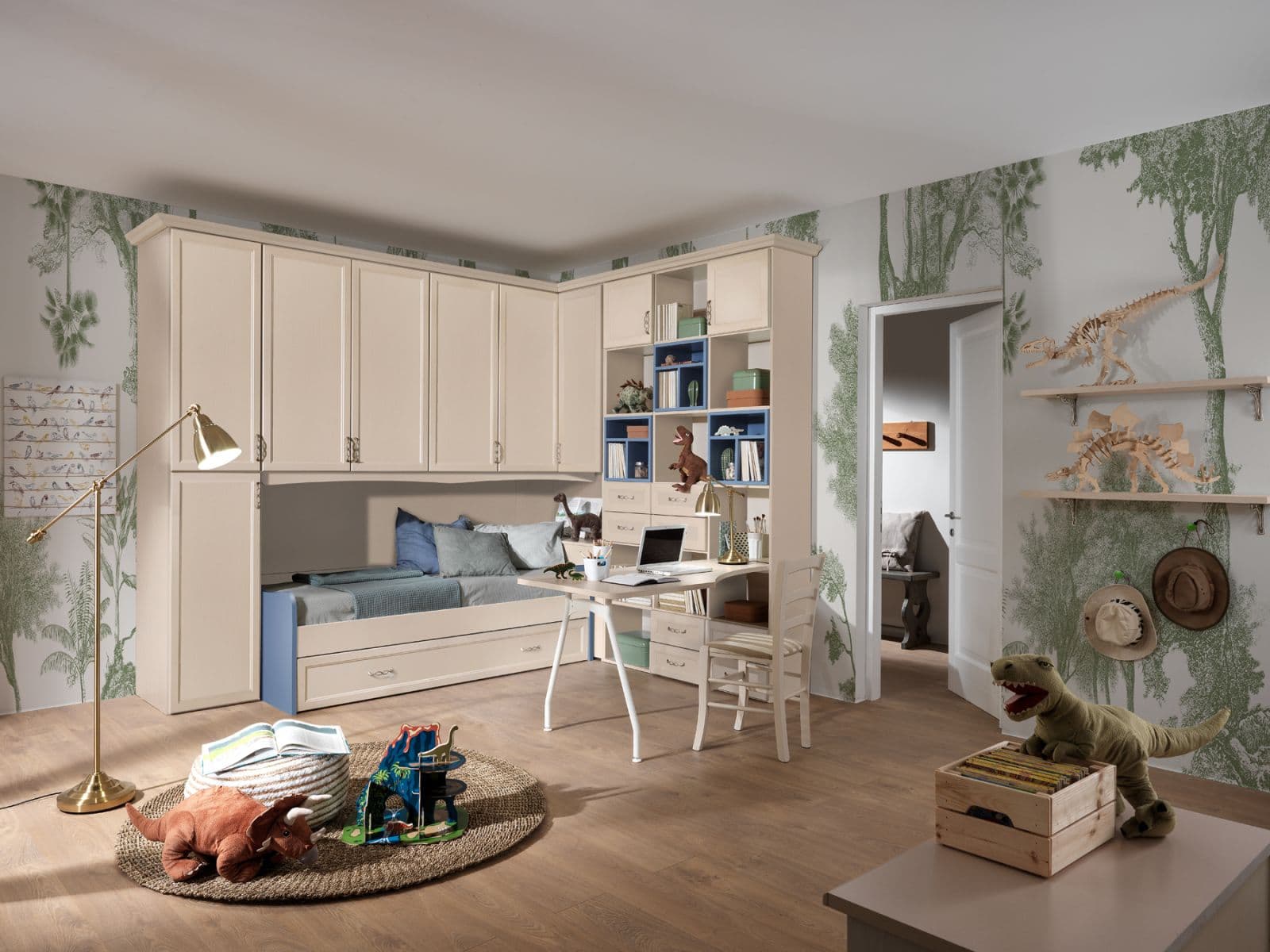 Cameretta Afrodite AF09: Fascino Classico e Sicurezza per i Bambini - Immagine 1