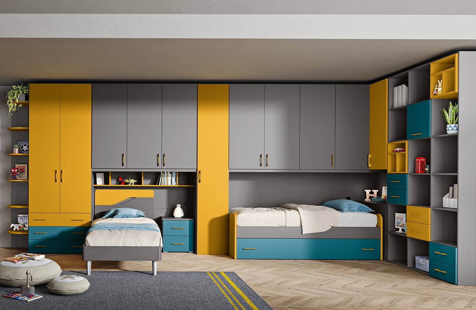 Cameretta OMNIA 6.12: Funzionalità e Design per l'Adolescenza - Immagine 1