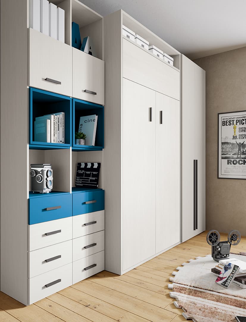 Cameretta OMNIA 6.02: Stile, Funzionalità e Comfort per i Ragazzi - Immagine 1