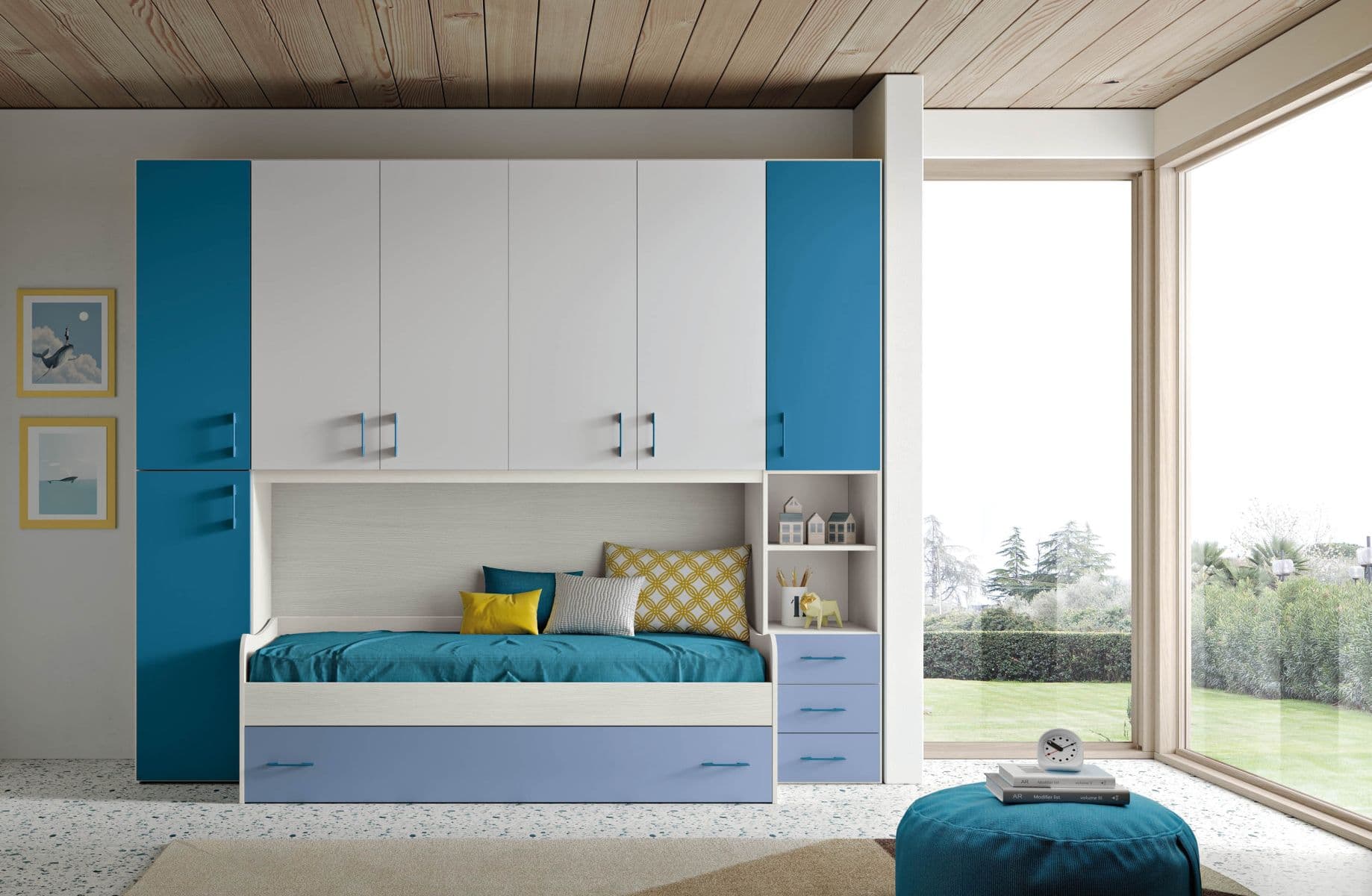 Cameretta BLOCK BK06: Un Mondo di Fantasia e Sicurezza per i Bambini - Immagine 1