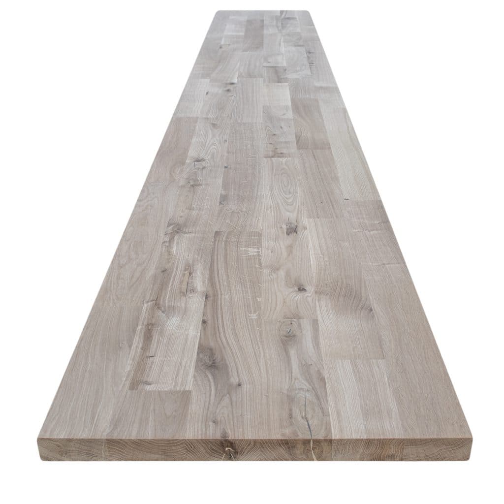 Piano Top in Rovere Massello (40 mm) con Giunzione a Pettine - Immagine 1