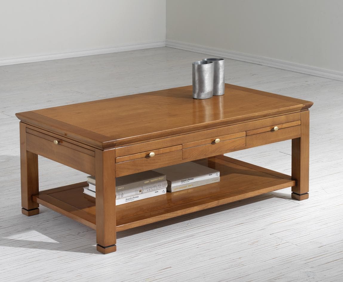 L’Arte del Dettaglio: Tavolino Multiuso in Ciliegio - Immagine 1