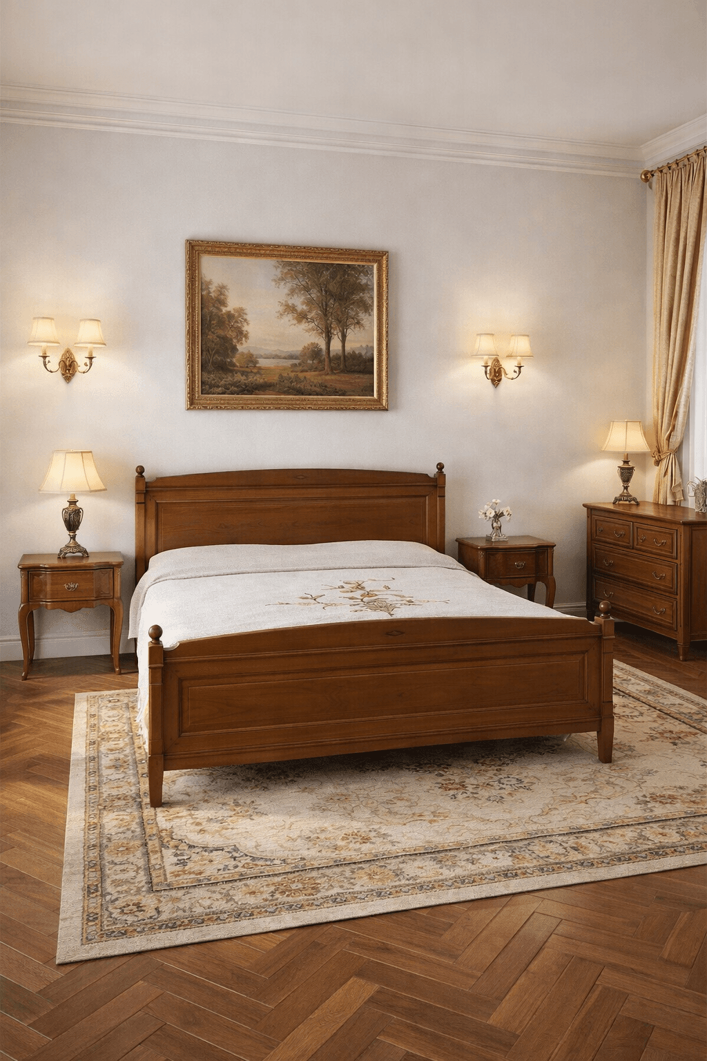 Sogni in Ciliegio: Letto Matrimoniale di Pregio - Immagine 1