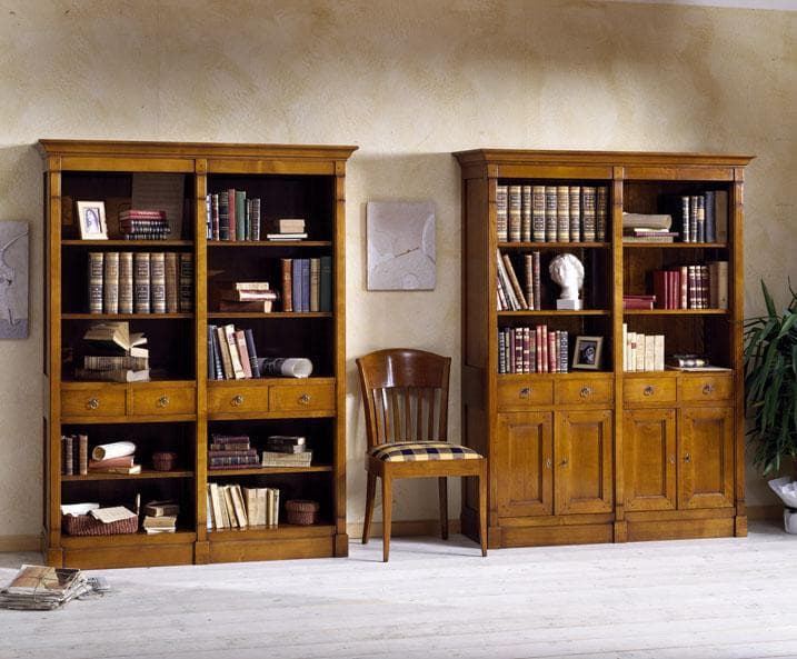 Il Cuore della Cultura: Libreria Classica in Ciliegio - Immagine 1