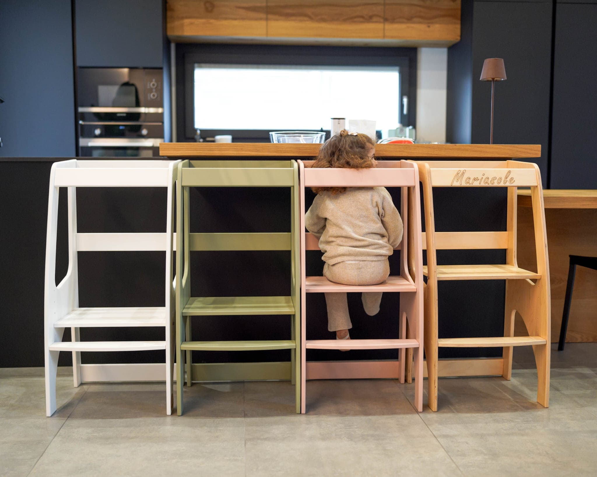 Torre Montessoriana Sahara: La Learning Tower Regolabile - Immagine 1