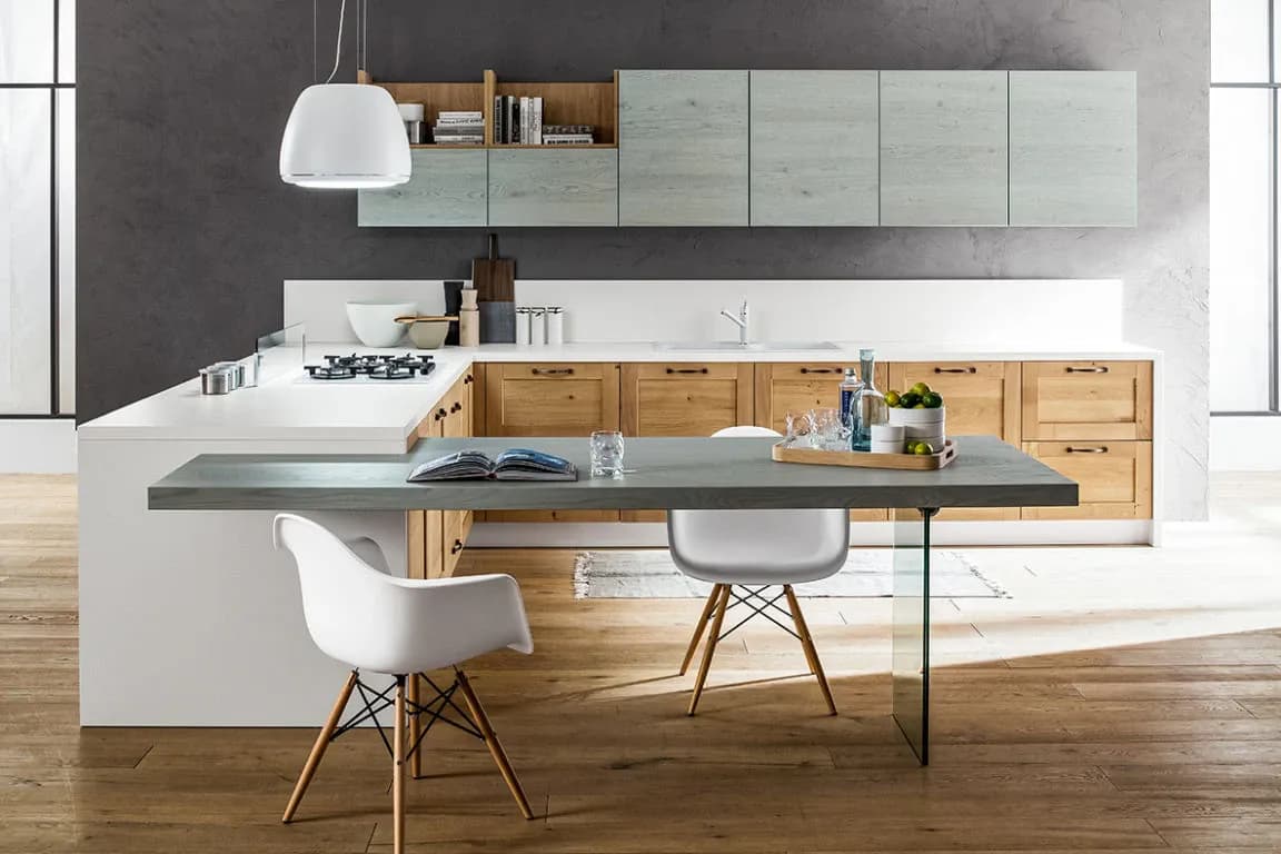 Cucina ad angolo moderna Arrex Curry