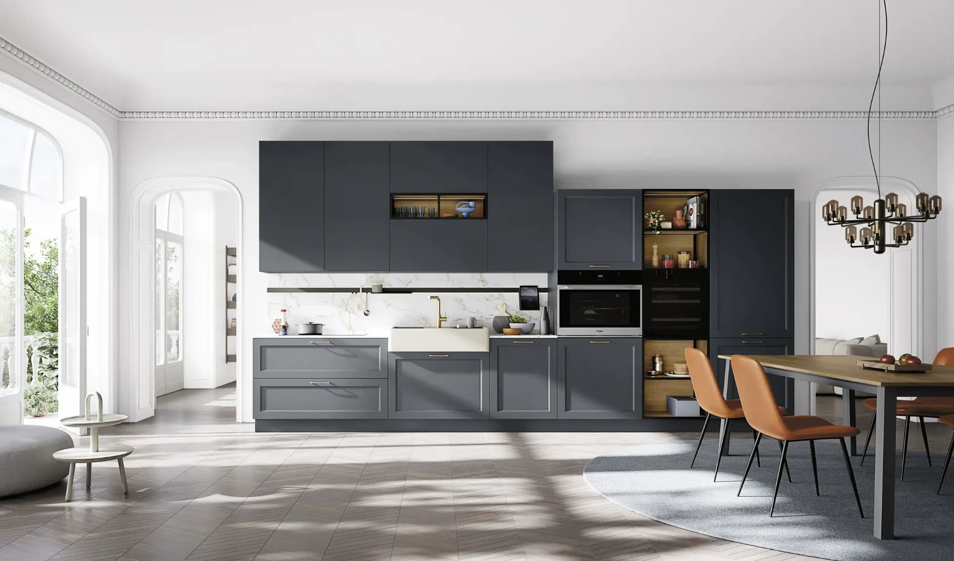 Cucina moderna lineare T44 Ar-due