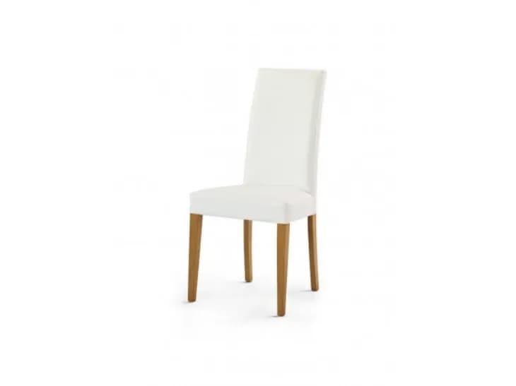 Sedia in legno ed ecopelle modello Vip